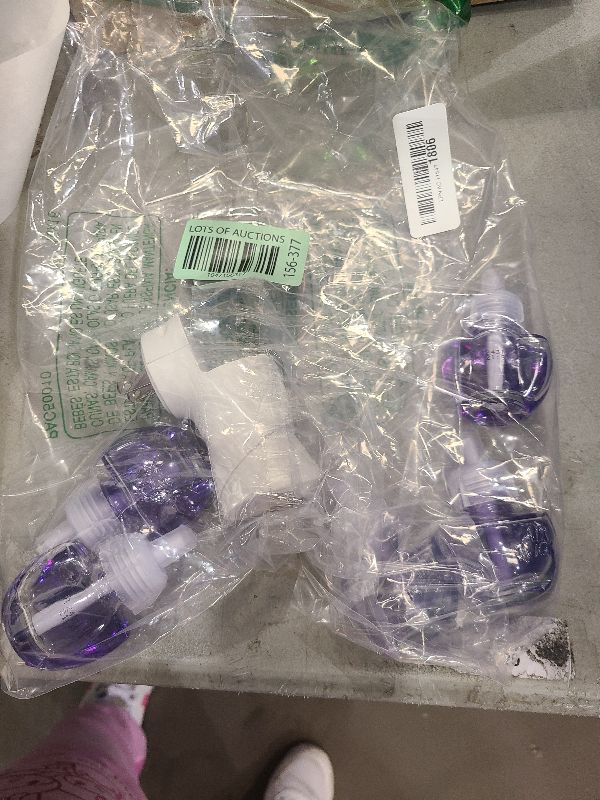 Photo 1 of Air Wick Plug in Scented Oil Starter Kit, 1 Warmers + 5Refills, Lavender & Chamomile, Eco Friendly, Essential Oils, Air Freshener