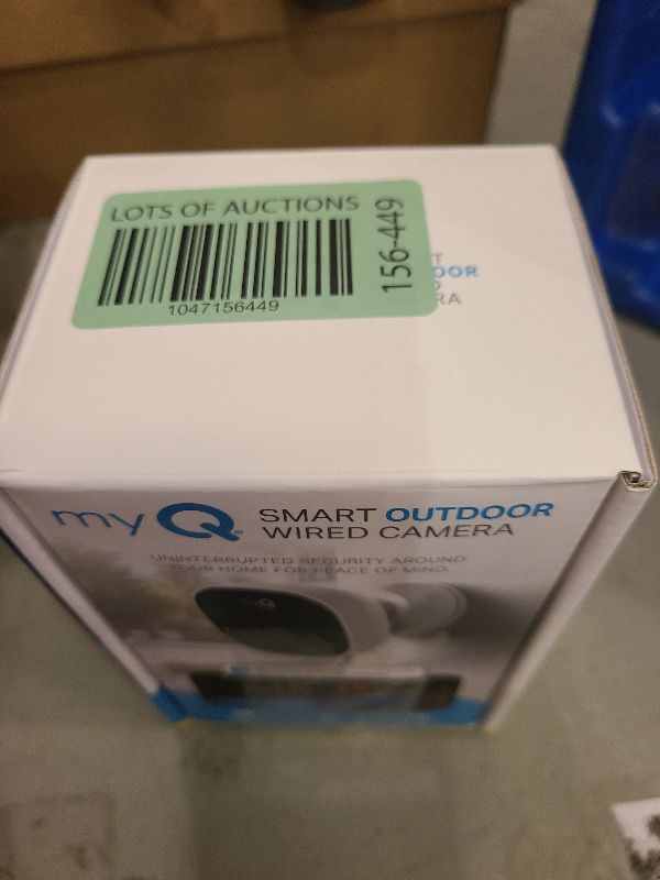 Photo 1 of myQ Smart Outdoor Wired Camera - 1080p HD Video, Color Night Vision, Smart Lock & Garage Integration, Motion Detection, Wi-Fi, Two-Way Audio, Smartphone Control