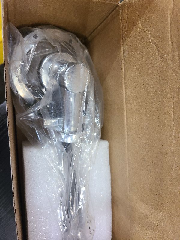 Photo 1 of 1 PC SHLPDFM Mechanical Fuel Pump Chrome Two-Valve 6 PSI 1/4” NPT Inlet/Outlet Compatible With SB Small Block Ford 221 260 289 302 351