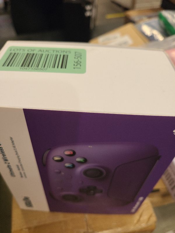 Photo 1 of 8BitDo Ultimate 2 Wireless Controller for Windows & Android, Gaming Controller with TMR Joysticks, Switchable Hall Effect/Tactile Triggers, RGB Fire Ring, 8Speed Wireless Tech, Purple