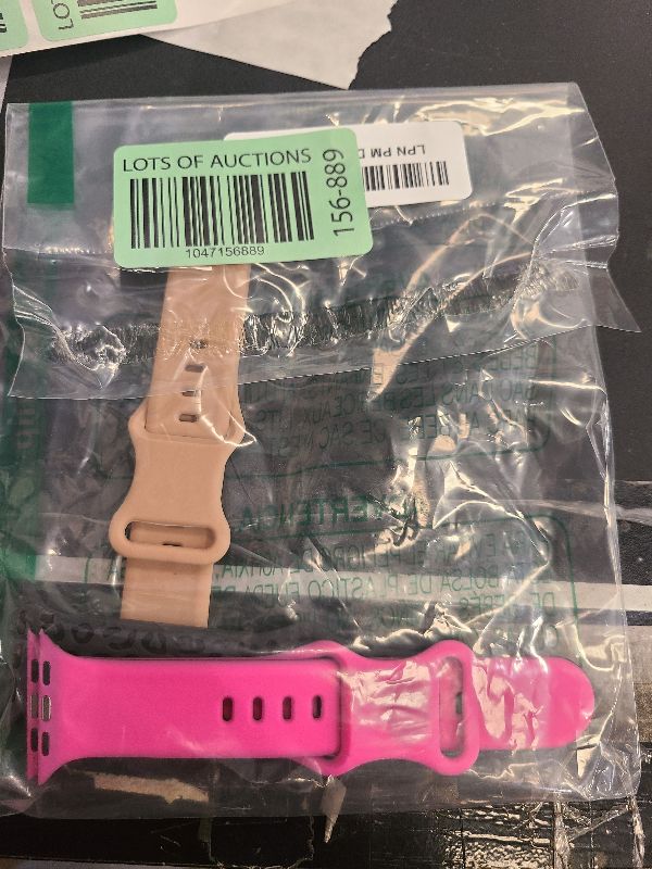 Photo 1 of 3 Pack Leopard Engraved Bands Compatible with Apple Watch Band 41mm 40mm 38mm Women, Soft Silicone Cheetah Embossed Sport Strap for iWatch Series 10 9 8 7 6 5 4 3 2 1 Ultra.DBK-BKH,SLM
