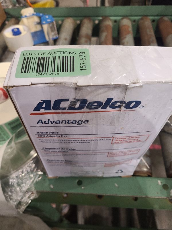 Photo 1 of ACDelco Silver 14D834M Semi-Metallic Rear Disc Brake Pad Set with Wear Sensor