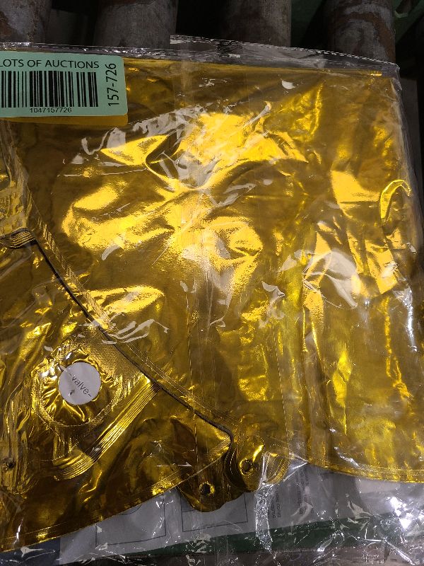 Photo 1 of 50 Pcs Gold Foil Cone Star Balloons Big 26 inch Gold Explosion Star Mylar Balloons 12 Point 3D Starburst Star Balloons for Party Supplies Christmas Birthday Wedding Decorations Party Supplies