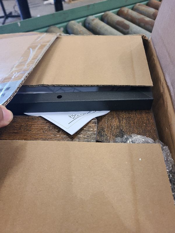 Photo 1 of Hoctieon Corner Shelf, 5-Tier Corner Bookshelf, Rustic Ladder Shelf, Industrial Display Stand for Living Room, Kitchen, Home Office, Balcony, Small Space, Metal Frame, Rustic Brown