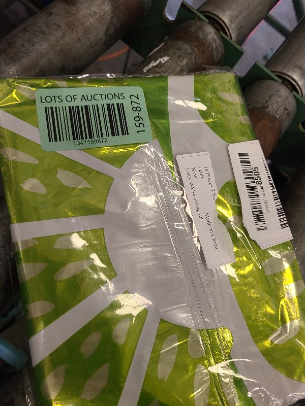 Photo 1 of 10 Pieces 2 Sizes Lime Slice Balloons Set - 5 Large 27 Inches and 5 Medium 18 Inches Green Citrus Lemon Fruit Shaped Mylar Balloons for Tropical Fruit Parties, Birthdays, and Summer Themed Events