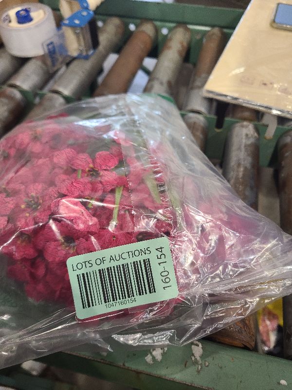 Photo 1 of 15 Bundles Artificial Flowers UV Resistant Outdoor Plants No Fade Faux Plastic Shrubs Fake Silk Flowers Window Box Garden Porch Home Decoration(Fuchsia)