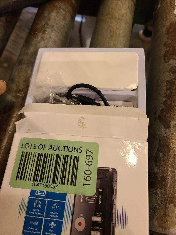 Photo 1 of 64GB Digital Voice Activated Recorder with Playback - 4552 Hours Audio Recording Device, 3072Kpbs HD Dual MIC Tape Recorder Device for Lecture A-B Repeat, MP3 Player,?64GB TF Card Included?
