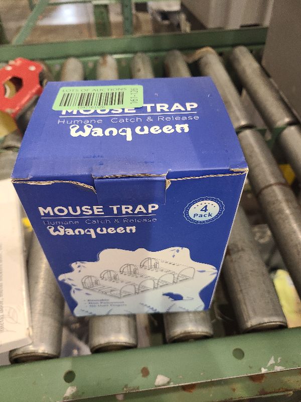 Photo 1 of 4 Pack Humane Mouse Traps No Kill, Live Mouse Traps Indoor, Reusable Small Mice Trap Catcher for House & Outdoors