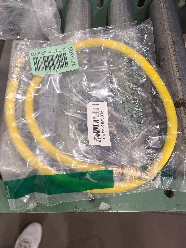 Photo 1 of 2025 Upgrade 3/8" Diameter Hose, 1/4" FL to 1/4" FL Vacuum Certified Refrigerant Hose,6-Feet,for R410A and all Common Refrigerants- 800 PSI Working Pressure,Yellow