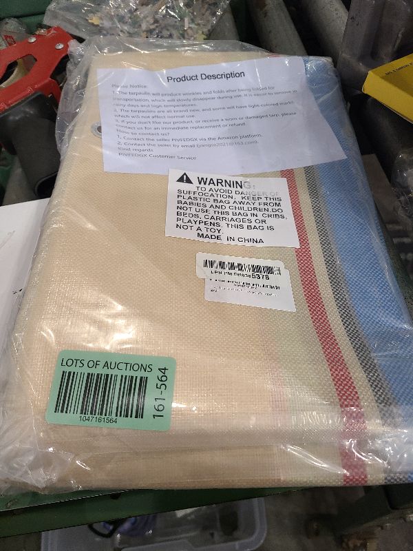 Photo 1 of 3' x 6' Tarps Heavy Duty Waterproof 14Mil, Small Large Tarps with Grommets and Reinforced Edges, 100% UV Blocking Tear Resistance Plastic PE Tarp Roof Camping Patio Pool Boat