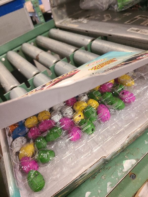 Photo 1 of 60PCS Small Hatching Dinosaur Eggs for Dinosaur Party Favors Birthday Goodie Treat Bag Stuffers Classroom Carnival Prizes Box Toys Bulk Pinata Fillers Novelty Grow in Water Dino Eggs with Toys Inside