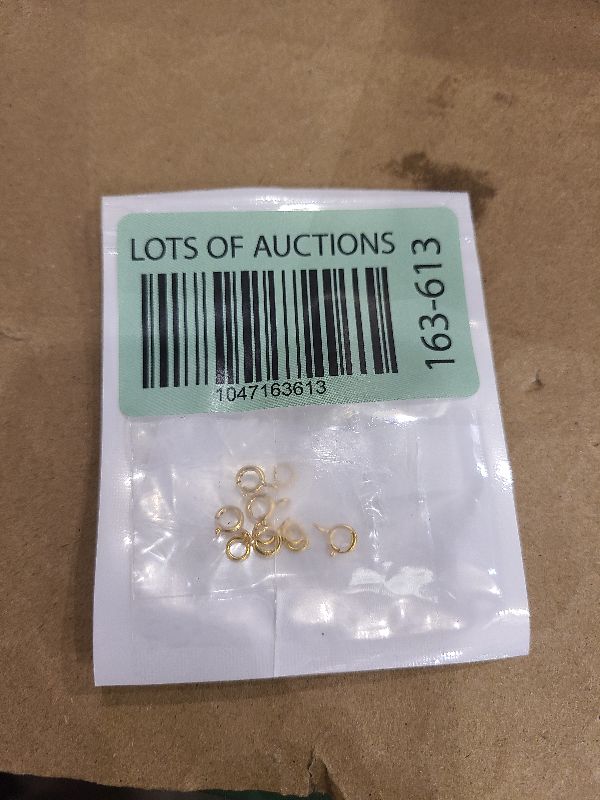 Photo 1 of 18K Gold Necklace Clasps - 5mm Spring Clasps for Jewelry Making, 4mm Jump Rings, Jewelry Clasps and Closures, Suitable for Jewelry Making Necklaces Bracelet