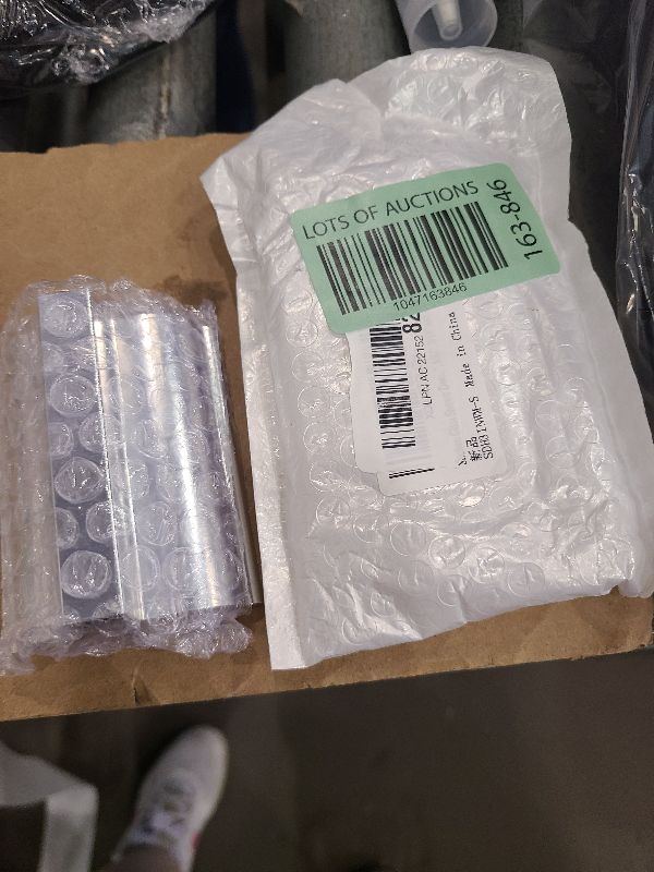 Photo 1 of 3-3/4" Bright Chrome Frameless Shower Door Handle with Metal Strike and 3" Magnet,Shower Doors Magnetic Latch Kit Fits Glass Door Thickness 1/8", 5/32", 3/16" and 1/4",Shower Door Replacement Parts