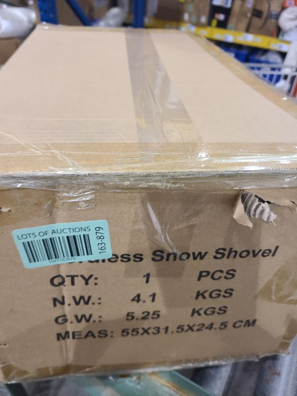 Photo 1 of 20V 12-Inch Cordless Snow Shovel, 4Ah Cordless Snow Blower, Bcluded