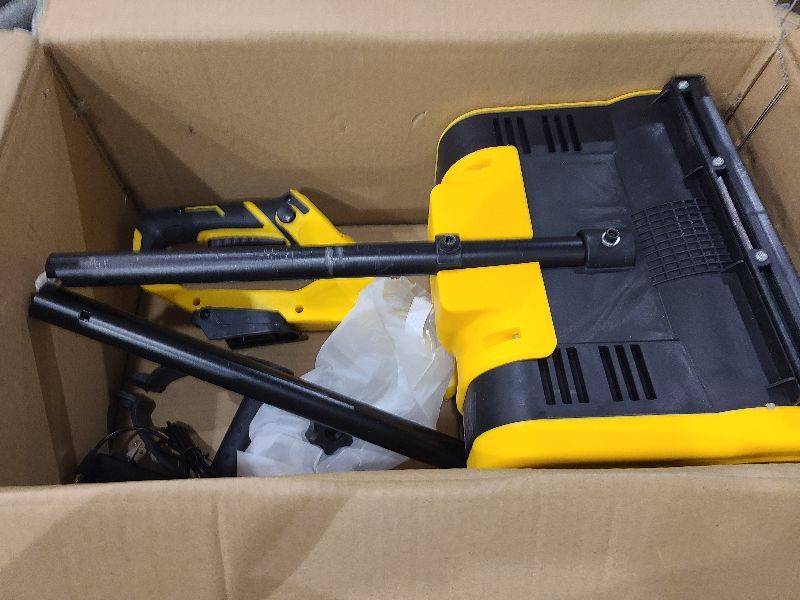 Photo 1 of 20V 12-Inch Cordless Snow Shovel, 4Ah Cordless Snow Blower, Bcluded