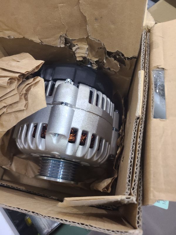 Photo 1 of 8247N Alternator Compatible with Chevy C Truck Silverado 4.3 4.8 5.3 6.0 2000 2001 2002 2003 2004 10464451 10464481 10480326M 10480476 15755616W 15768829 19244728 19244731, 105A CW 6-Groove Pulley