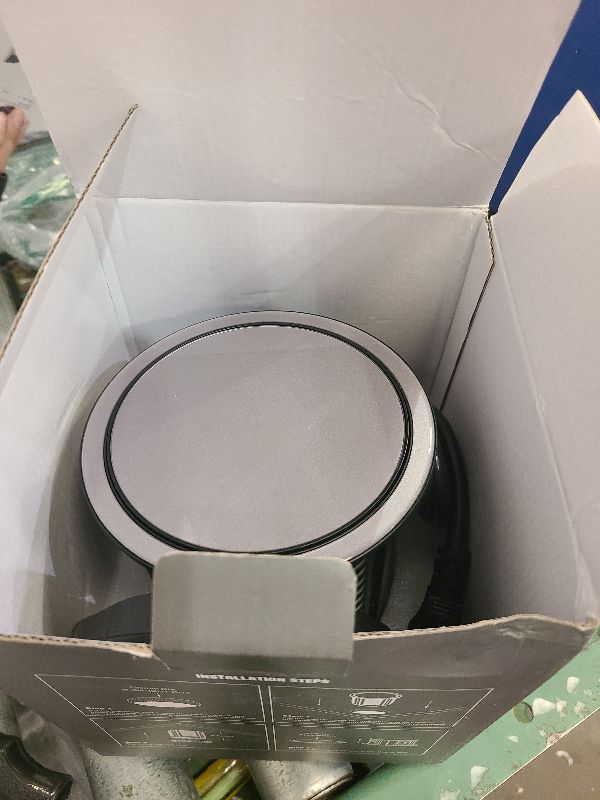 Photo 1 of 4.75" Pop Up Countertop Outlet with 20W USB-C, Space Saver Desktop Power Grommet, 4 AC Outlets & 3 USB Ports for Home Office (6FT)