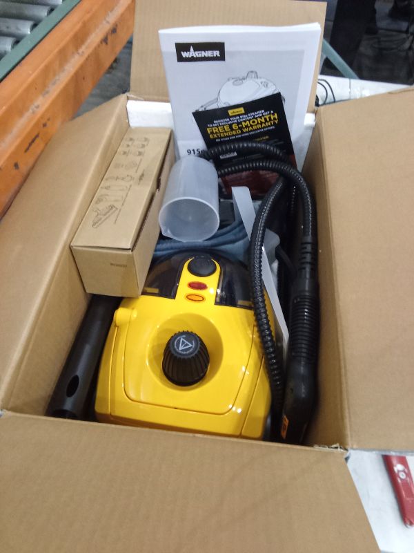 Photo 1 of Wagner Spraytech 0282014 915e On-Demand Steam Cleaner & Wallpaper Removal, Multipurpose Power Steamer, 18 Attachments Included (Some Pieces Included in Storage Compartment) For Floor
