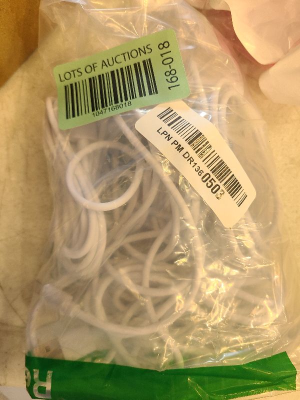 Photo 1 of 6-Pack 6ft White USB A to USB C Cables - Fast Charging Type C Charger Cord Bulk Set