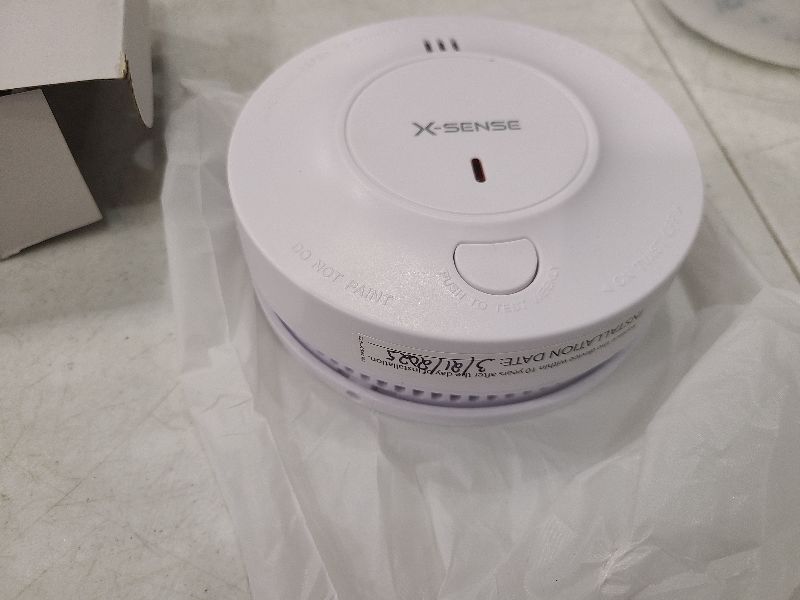Photo 1 of X-Sense  Alarm, 10-Year Battery Fire Alarm Smoke Detector with LED Indicator & Silence Button, SD2J0AX