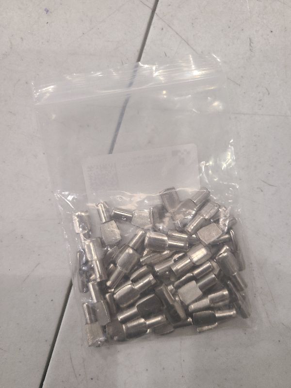Photo 1 of 5mm Shelf Pegs Pins,60 Pieces Cabinet Furniture Spoon Shape Support Pegs for Shelves Nickel Plated