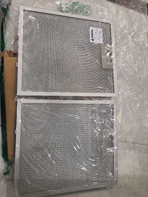 Photo 1 of 2-Pack W10169961A Hood Vent Grease Filter 10.5" X 12" Microwave Grease Filter With 3-Layer Aluminum Mesh Fit Whirlpool, Jenn.Air Range Hoods Replaces W10875058 W11245983 by AMI PARTS