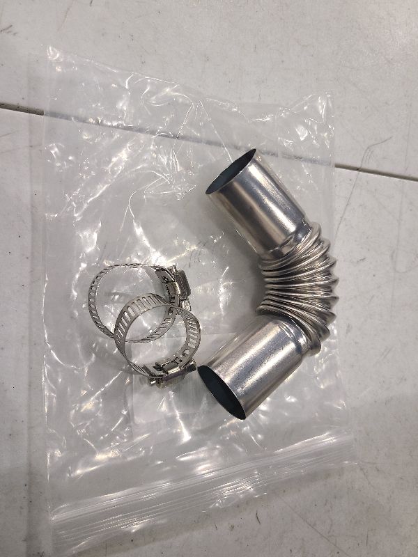 Photo 1 of 100cm 1 inch Heater Exhaust Pipe Generator Exhaust Extension Fuel Tank Gas Vent Hose with Clamps