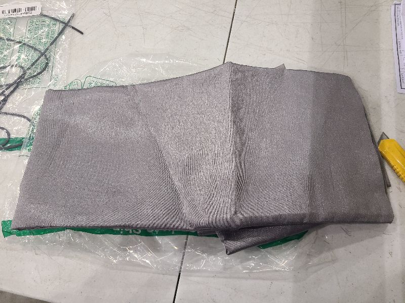 Photo 1 of Aiking Home Collection 26x26 Inches Faux Silk Square European Shams, Zipper Closure, Charcoal (Set of 2)