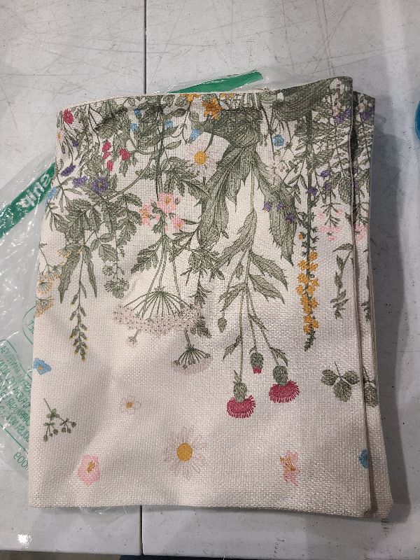 Photo 1 of AVOIN colorlife Wildflowers Spring Throw Pillow Cover, 12 x 20 Inch Flower Cushion Case Decoration for Sofa Couch