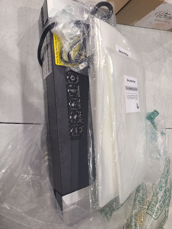 Photo 1 of [Updated 2025] Bonsenkitchen Vacuum Sealer Machine + 40 Vacuum Bags, Fast-Compact/Multi-Functional Food Vacuum Sealer with External Vacuum System, Silver