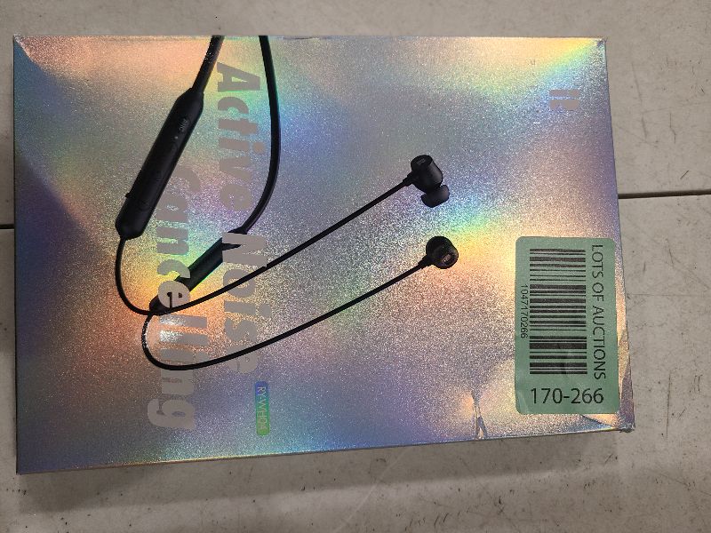 Photo 1 of Active Noise Cancelling Headphones, Wireless V5.3 Bluetooth Headphones with 3 AI Mics ENC, In-ear Magnetic Neckband Earbuds 60Hrs Playtime, IPX6 Sweatproof ANC Earphones for Travel Home Office
