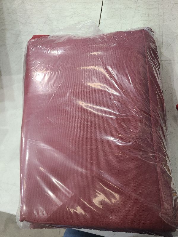 Photo 1 of 9 Pack Patio Cushion Set - Outdoor Furniture Cushion & Pillow Cover Replacement - Fit for 5 Pieces 4-Seater Wicker Rattan Patio Sectional Sofa Chair Couch Set, Burgundy (Large)