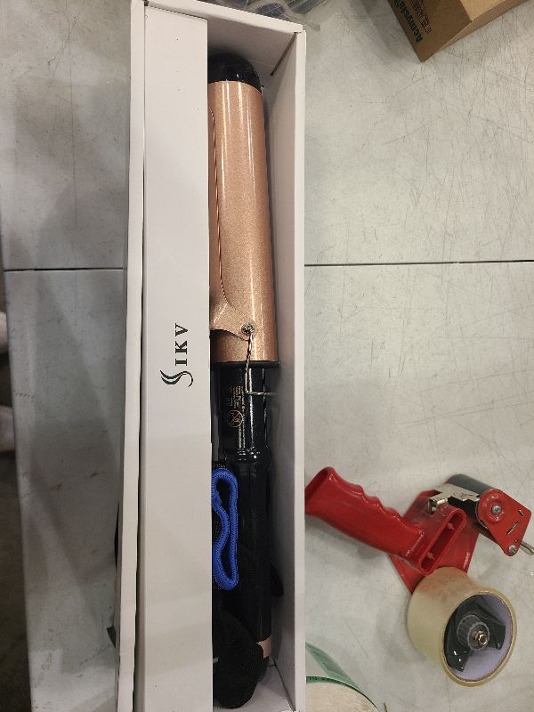 Photo 1 of 2 Inch Extra Long Barrel Curling Iron for Long Hair, Large Barrel Curling Wand Ceramic Tourmaline Dual Voltage