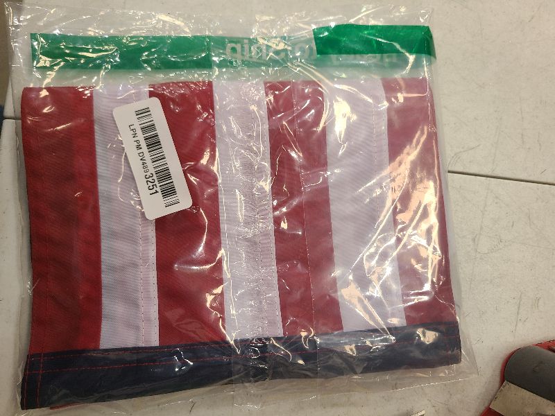 Photo 1 of AMZFLAG American Yacht Ensign Flag 16x24 inch Embroidered US Yacht Ensign Nautical Boat Flags with 2 Brass Grommets Yacht Marine Boat