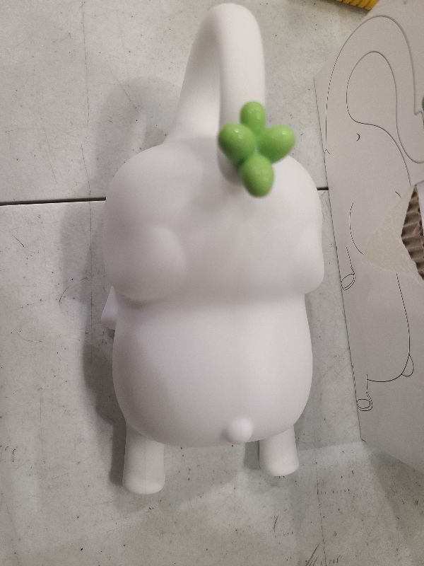 Photo 1 of MAGOHMT Silicone Elephant Night Light for Kids - 3-Level Dimmable & Rechargeable LED Lamp, Touch Control Soft Animal Light for Nursery, Baby Room Decor