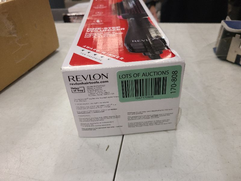 Photo 1 of REVLON One-Step Volumizer Hair Dryer and Styler, Improved Motor for Less Frizz, More Shine, and Reduced Heat Damage for Salon Style Round Brush for Blowout, Black (Amazon Exclusive)