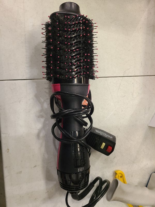 Photo 1 of REVLON One-Step Volumizer Hair Dryer and Styler, Improved Motor for Less Frizz, More Shine, and Reduced Heat Damage for Salon Style Round Brush for Blowout, Black (Amazon Exclusive)