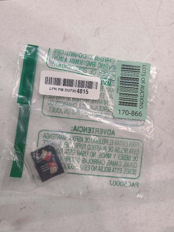 Photo 1 of SanDisk 256GB Extreme microSDXC UHS-I Memory Card with Adapter - Up to 190MB/s, C10, U3, V30, 4K, 5K, A2, Micro SD Card - SDSQXAV-256G-GN6MA