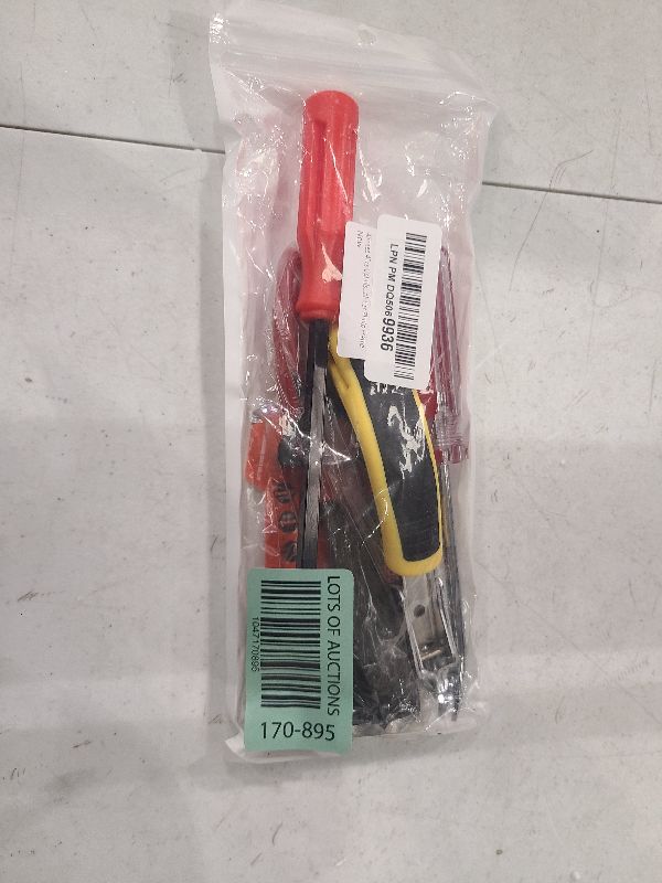 Photo 1 of Alimtee 4Pcs Upholstery Staple Remover Tools Set Including End Cutting Pliers Staple Puller Tack Lifter Carpet Remover Fastener Remover for Furniture Floor Wall Car Photo Frame