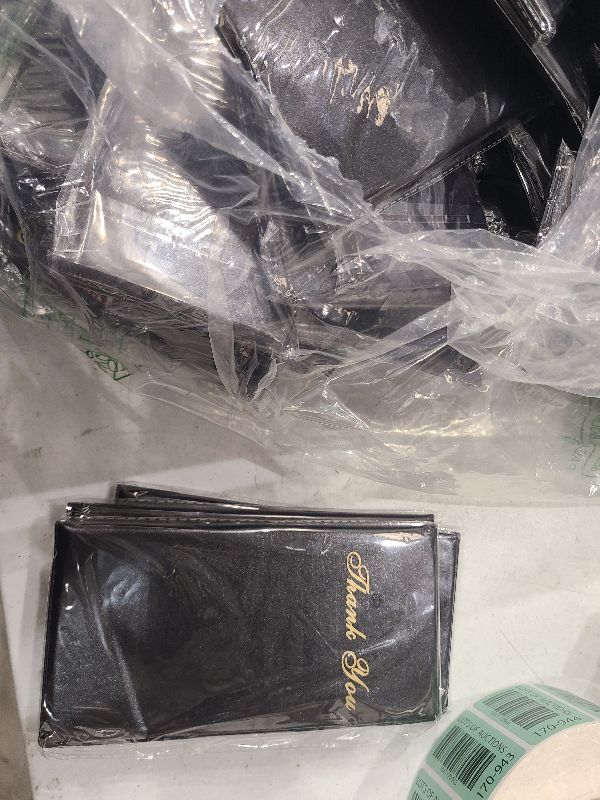 Photo 1 of Amyhill 60 Pcs Check Presenters for Restaurants, Guest Bill Card Holders Restaurant Check Presenters Restaurant Tip Holders for Servers Waitress Waiter(Black)