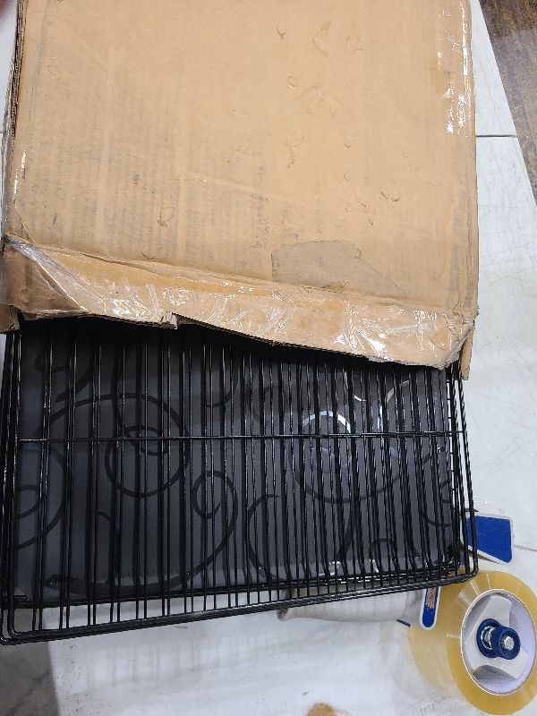 Photo 1 of 3-Level Cat Cage with Litter Box: DIY Indoor Kitten Enclosure, Spacious Exercise Area for 1-2 Small Cats, Black