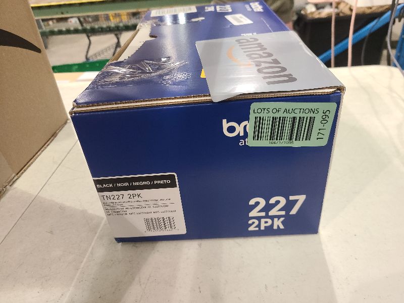 Photo 1 of Brother TN227 High Yield Black Toner Cartridge Kit (2-Pack)