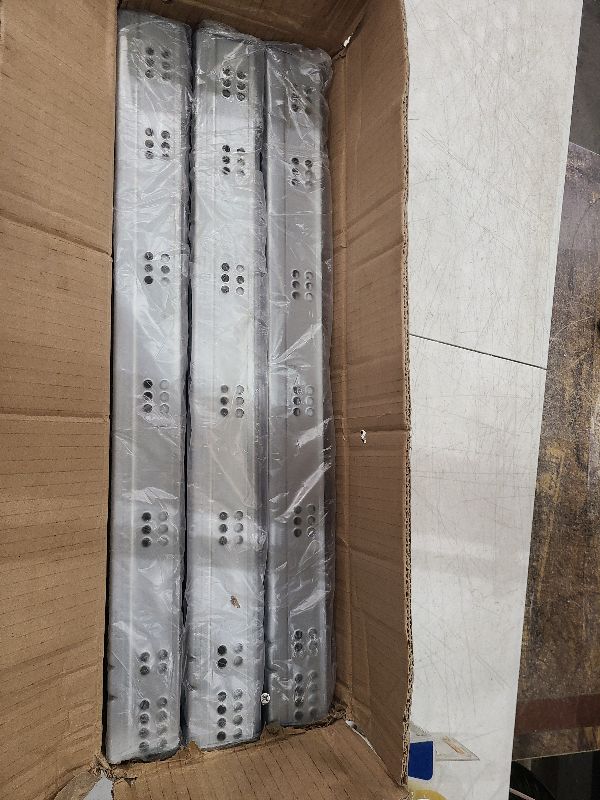Photo 1 of 6 Pairs of 21 Inch Undermount Soft Close Drawer Slides Full Extension Concealed Drawer Rails with Mounting Screws,3D Locking Device and Brackets