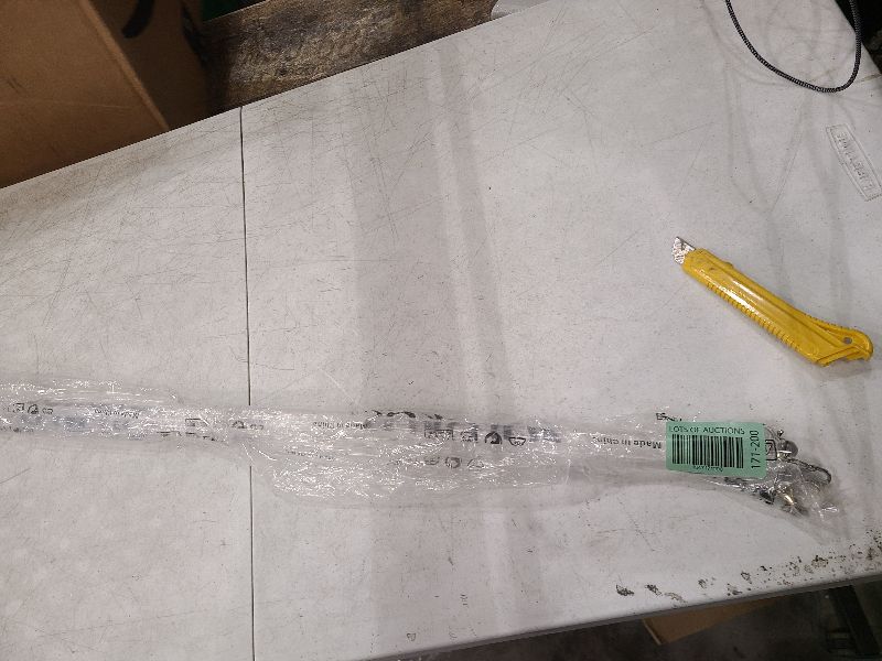 Photo 1 of 2 Pack Curtain Pull Rod with Metal Snap Invisible Clear Curtain Push Wand for Drapery and Grommet Curtains 1/2 Inch Wide (Acrylic, 40 Inch)