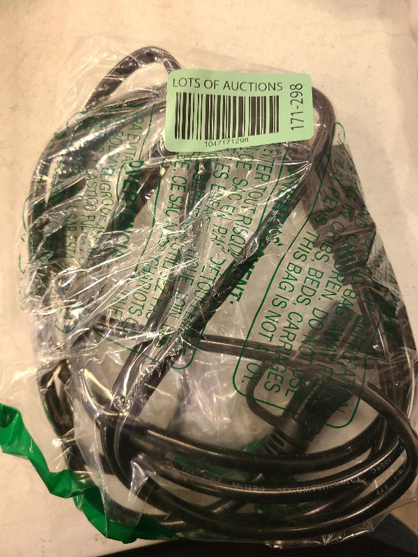 Photo 1 of 16/3 Black Indoor Outdoor Extension Cord 10 Ft Waterproof, Heavy Duty Extension Cord with 3 Prong Grounded Plug,13A 1625W 16AWG SJTW, Flexible Weatherproof Power Cable for Offices, Gardens and Lawns