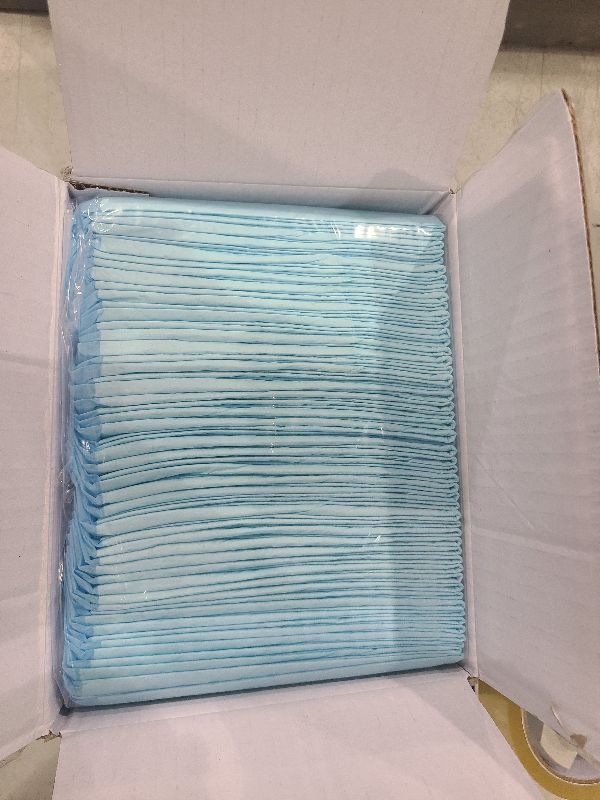 Photo 1 of 50 Count Super Absorbency Disposable Underpads, Leakproof Quick Drying Disposable Pads for Baby, Puppy and Adults, Disposable Changing Pads for Baby, Disposable Diaper Changing Pads, 17” x 13”