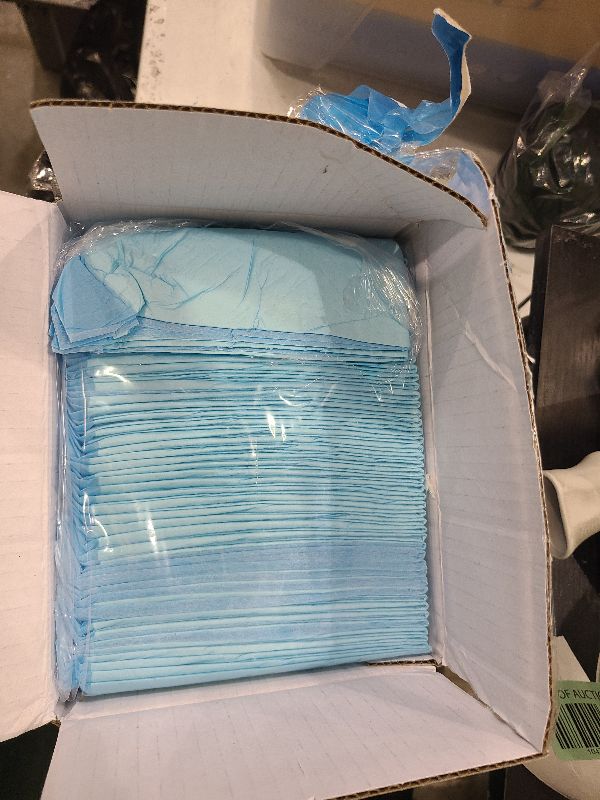 Photo 1 of 50 Count Super Absorbency Disposable Underpads, Leakproof Quick Drying Disposable Pads for Baby, Puppy and Adults, Disposable Changing Pads for Baby, Disposable Diaper Changing Pads, 17” x 13”