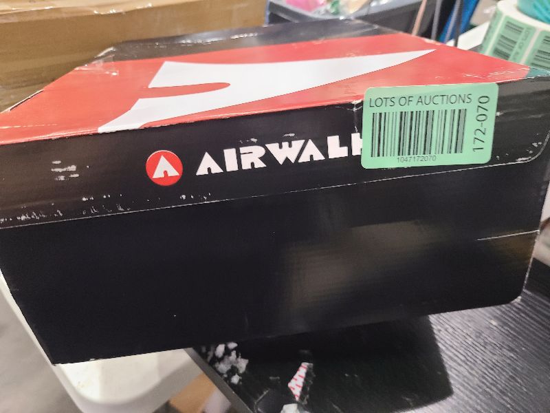 Photo 1 of Airwalk Deuce Mid Top Composite Toe Men’s Industrial Work Shoes, Black/Black, Size 16, Wide, Comfortable & Light Work Shoes for Men, Electric Hazard, Slip Resistant