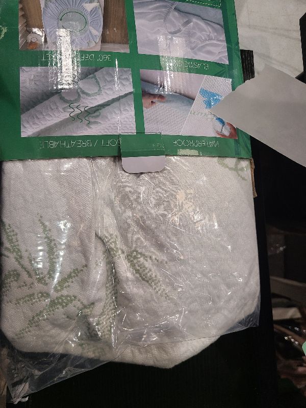 Photo 1 of 2 Pack Twin XL Waterproof Mattress Pad Cover Rayon Made from Bamboo, Soft Breathable Cooling Mattress Pad Cover, Deep Pocket Stretches up to 21” Tightly Fitted Mattress Protection