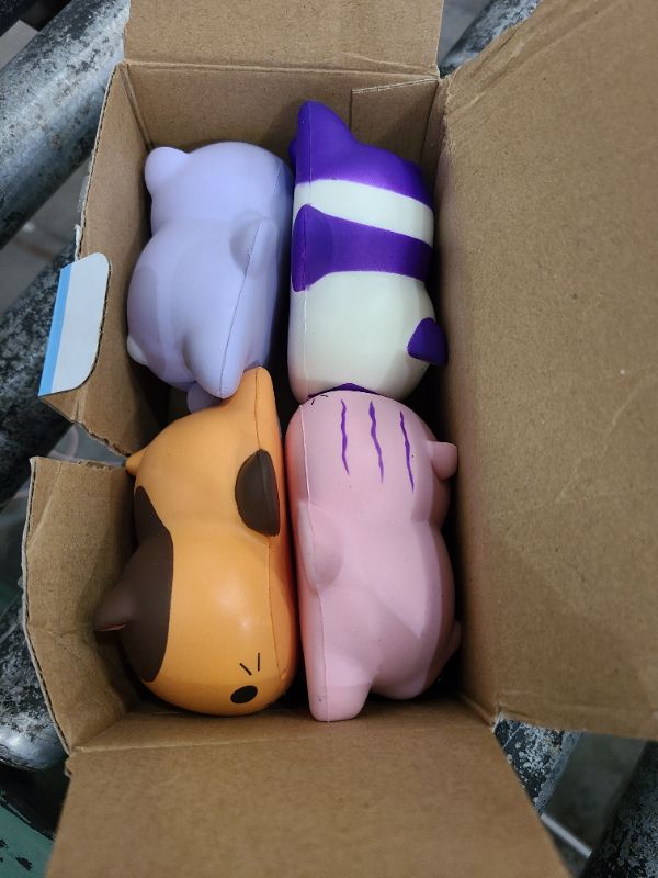 Photo 1 of Cat Squishies Stress Balls for Adults Kids: 6PCS Jumbo Animal Squishies Slow Rising Fidget Sensory Toys Classroom Prizes Party Favors Valentines Gifts Easter Goodie Bags Christmas Stocking Stuffers. BIN 10-KB-89
